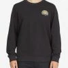 BILLABONG Sunset Crewneck Sweatshirt BLACK