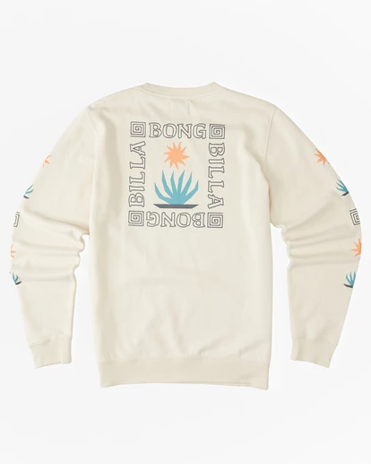 BILLABONG Stack Crewneck Sweatshirt CHINO 7 BILLABONG Stack Crewneck Sweatshirt CHINO - Image 7