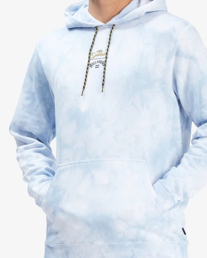 BILLABONG The Simpsons Family Tie-Dye Pullover Hoodie COASTAL 5 BILLABONG The Simpsons Family Tie-Dye Pullover Hoodie COASTAL - Image 5