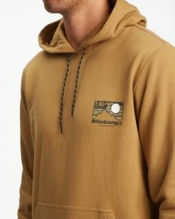 BILLABONG A/Div Captain Pullover Hoodie NUTMEG -Mens Accessories Sales 2022 abyft00274 billabongw nut dtl1 1