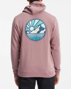 BILLABONG A/Div Rockies Pullover Hoodie DUSTY PLUM -Mens Accessories Sales 2022 abyft00275 billabongw dyp bck1 1