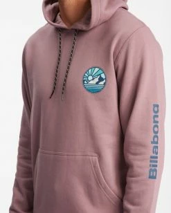 BILLABONG A/Div Rockies Pullover Hoodie DUSTY PLUM -Mens Accessories Sales 2022 abyft00275 billabongw dyp dtl1 1