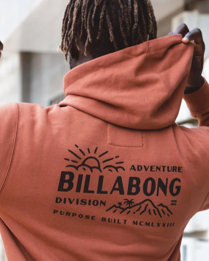 BILLABONG A/Div Rainforest Pullover Hoodie AMBER 2 BILLABONG A/Div Rainforest Pullover Hoodie AMBER - Image 2