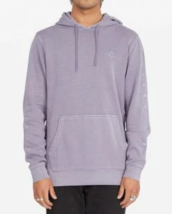BILLABONG Wave Washed Unity Pullover Hoodie PURPLE HAZE
