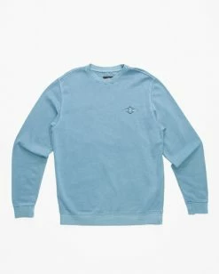 BILLABONG Wave Washed Theme Arch Crewneck Pullover SMOKE BLUE -Mens Accessories Sales 2022 abyft00298 billabongf smb frt1 2