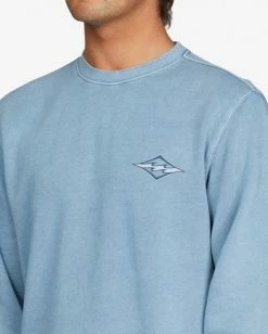 BILLABONG Wave Washed Theme Arch Crewneck Pullover SMOKE BLUE -Mens Accessories Sales 2022 abyft00298 billabongw smb dtl2 2