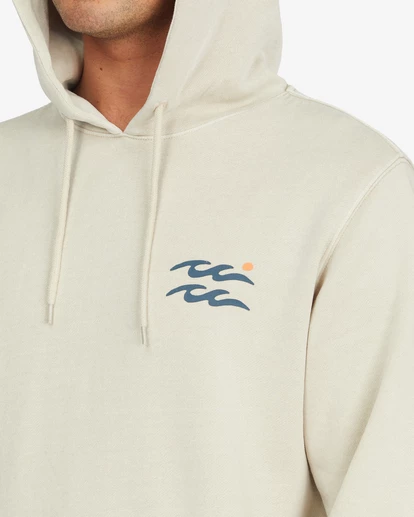 BILLABONG Wave Washed Plantasia Pullover Hoodie CHINO 5 BILLABONG Wave Washed Plantasia Pullover Hoodie CHINO - Image 5