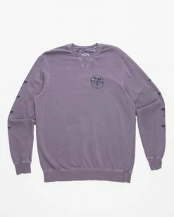 BILLABONG Wave Washed Coaster Crewneck Pullover PURPLE HAZE -Mens Accessories Sales 2022 abyft00301 billabongf phz frt1 1
