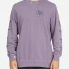 BILLABONG Wave Washed Coaster Crewneck Pullover PURPLE HAZE