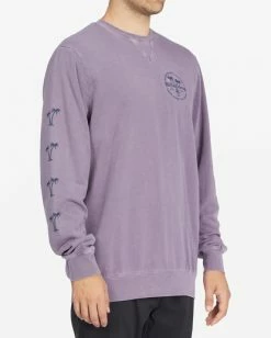 BILLABONG Wave Washed Coaster Crewneck Pullover PURPLE HAZE -Mens Accessories Sales 2022 abyft00301 billabongw phz sd2 1