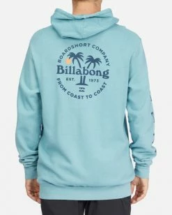 BILLABONG Wave Washed Coaster Pullover Hoodie LIGHT MARINE 10 BILLABONG Wave Washed Coaster Pullover Hoodie LIGHT MARINE -Mens Accessories Sales 2022 abyft00303 billabongw ble0 bck1 1
