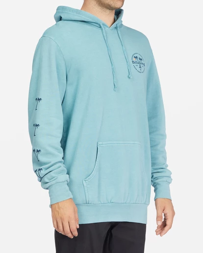 BILLABONG Wave Washed Coaster Pullover Hoodie LIGHT MARINE 3 BILLABONG Wave Washed Coaster Pullover Hoodie LIGHT MARINE - Image 3