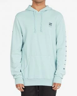 BILLABONG Unity Wave Washed Pullover Hoodie SEAFOAM