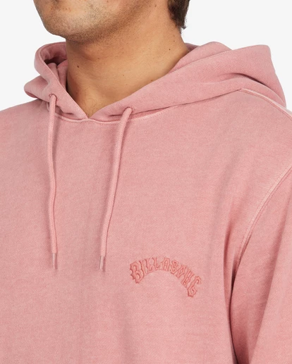 BILLABONG Wave Washed Pullover Hoodie SMOKE BLUE 6 BILLABONG Wave Washed Pullover Hoodie SMOKE BLUE - Image 6