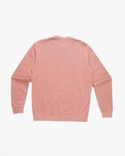 BILLABONG Wave Washed Crewneck Pullover FADED ROSE -Mens Accessories Sales 2022 abyft00312 billabongf fds bck1 3