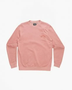 BILLABONG Wave Washed Crewneck Pullover FADED ROSE -Mens Accessories Sales 2022 abyft00312 billabongf fds frt1 3