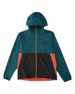 BILLABONG A/Div Transport Windbreaker Jacket DEEP SEA -Mens Accessories Sales 2022 abyjk00101 billabongf dsg frt1 1