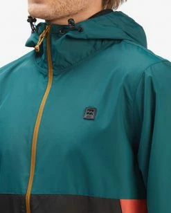 BILLABONG A/Div Transport Windbreaker Jacket DEEP SEA -Mens Accessories Sales 2022 abyjk00101 billabongw dsg dtl1 1