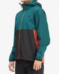 BILLABONG A/Div Transport Windbreaker Jacket DEEP SEA -Mens Accessories Sales 2022 abyjk00101 billabongw dsg sd1 1
