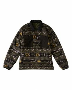 BILLABONG A/Div Furnace Reversible Jacket MILITARY -Mens Accessories Sales 2022 abyjk00103 billabongf mil frt1 1