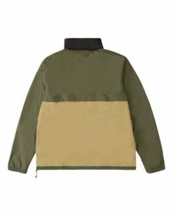 BILLABONG A/Div Windswell Anorak Windbreaker Jacket DARK OLIVE -Mens Accessories Sales 2022 abyjk00117 billabongf dko bck2 1
