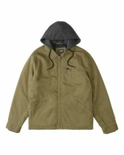 BILLABONG Barlow Hooded Jacket BLACK 16 BILLABONG Barlow Hooded Jacket BLACK -Mens Accessories Sales 2022 abyjk00122 billabongf mil frt1