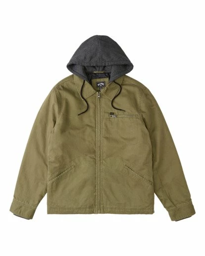 BILLABONG Barlow Hooded Jacket BLACK 8 BILLABONG Barlow Hooded Jacket BLACK - Image 8