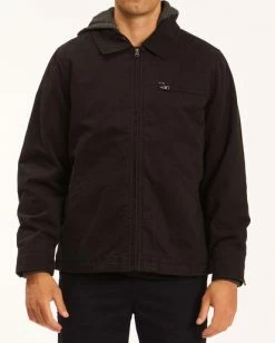BILLABONG Barlow Hooded Jacket BLACK 11 BILLABONG Barlow Hooded Jacket BLACK -Mens Accessories Sales 2022 abyjk00122 billabongw blk frt1 1