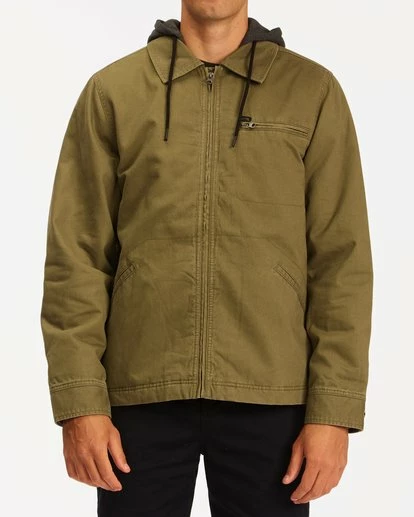 BILLABONG Barlow Hooded Jacket BLACK 1 BILLABONG Barlow Hooded Jacket BLACK