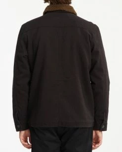 BILLABONG Chore Sherpa Jacket BLACK -Mens Accessories Sales 2022 abyjk00124 billabongw blk bck1 1