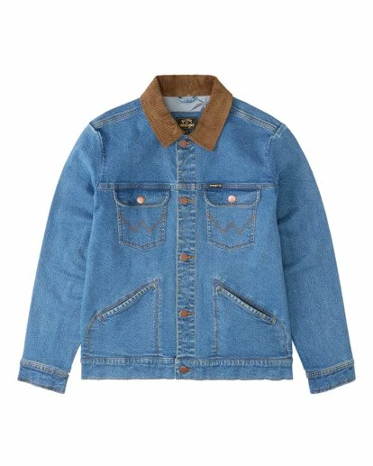 BILLABONG Wrangler Team Ranch Hemp Jacket OCEAN BLUE 6 BILLABONG Wrangler Team Ranch Hemp Jacket OCEAN BLUE - Image 6