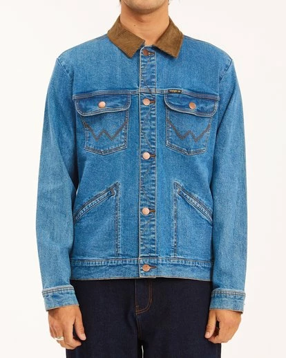 BILLABONG Wrangler Team Ranch Hemp Jacket OCEAN BLUE 2 BILLABONG Wrangler Team Ranch Hemp Jacket OCEAN BLUE - Image 2