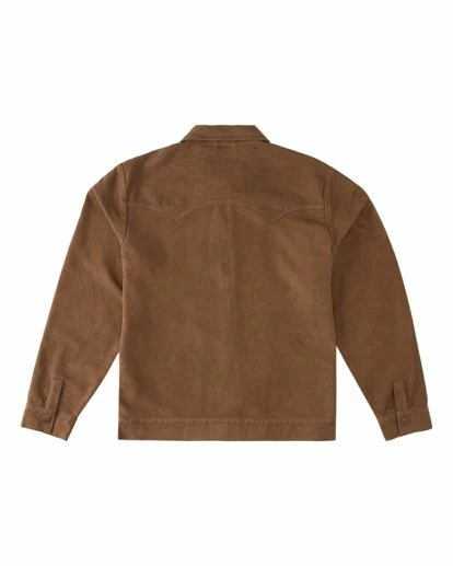 BILLABONG Wrangler Maverick Moleskin Jacket TEAK 6 BILLABONG Wrangler Maverick Moleskin Jacket TEAK - Image 6