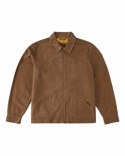 BILLABONG Wrangler Maverick Moleskin Jacket TEAK 5 BILLABONG Wrangler Maverick Moleskin Jacket TEAK - Image 5