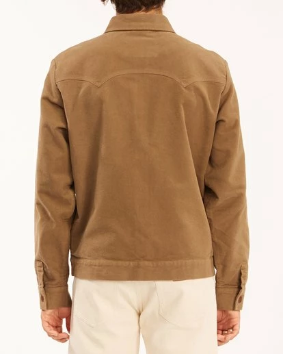 BILLABONG Wrangler Maverick Moleskin Jacket TEAK 3 BILLABONG Wrangler Maverick Moleskin Jacket TEAK - Image 3