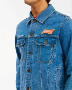 BILLABONG Budweiser Denim Jacket OCEAN WASH 11 BILLABONG Budweiser Denim Jacket OCEAN WASH -Mens Accessories Sales 2022 abyjk00131 billabongw ocs dtl1 1