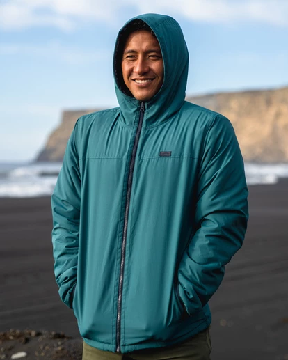 BILLABONG A/Div Switchback Reversible Jacket DARK OLIVE 2 BILLABONG A/Div Switchback Reversible Jacket DARK OLIVE - Image 2