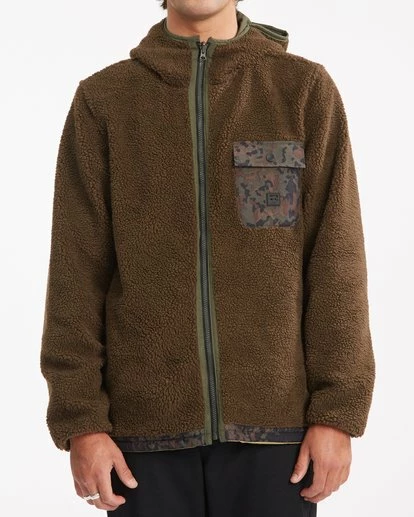 BILLABONG A/Div Switchback Reversible Jacket DARK OLIVE 1 BILLABONG A/Div Switchback Reversible Jacket DARK OLIVE
