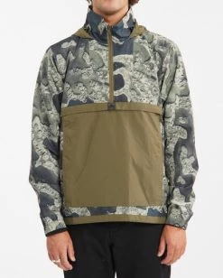 BILLABONG A/Div Burkard Windswell Anorak Jacket HIGHLAND