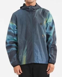BILLABONG A/Div Burkard Transport Hooded Windbreaker MIDNIGHT