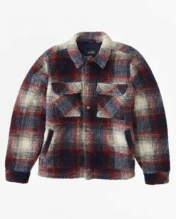 BILLABONG Ranger Sherpa Jacket NAVY -Mens Accessories Sales 2022 abyjk00149 billabongf nvy frt1 1