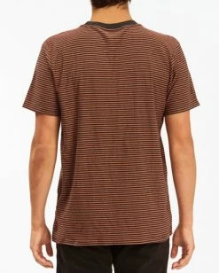 BILLABONG Die Cut Crew Neck T-Shirt SLATE BLUE -Mens Accessories Sales 2022 abykt00118 billabongw bkh bck1 1