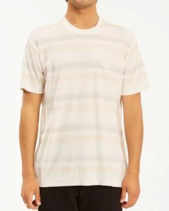 BILLABONG Die Cut Crew Neck T-Shirt SLATE BLUE