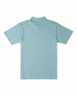 BILLABONG Essential Short Sleeve Polo SMOKE BLUE -Mens Accessories Sales 2022 abykt00126 billabongf ble0 bck1 1