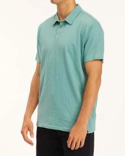 BILLABONG Essential Short Sleeve Polo SMOKE BLUE -Mens Accessories Sales 2022 abykt00126 billabongw ble0 sd1 1
