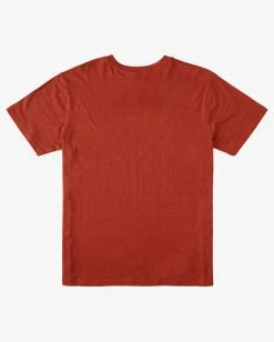 BILLABONG A/Div Arch Hemp Short Sleeve T-Shirt AUBURN -Mens Accessories Sales 2022 abykt00129 billabongf aub bck1 1
