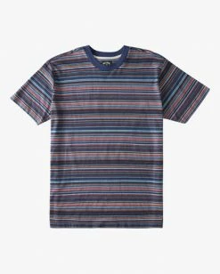 BILLABONG Baja Short Sleeve T-Shirt SLATE BLUE -Mens Accessories Sales 2022 abykt00136 billabongf slb frt1