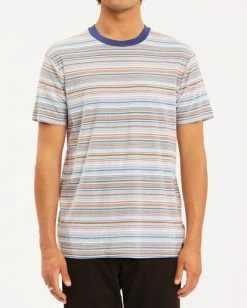 BILLABONG Baja Short Sleeve T-Shirt SLATE BLUE -Mens Accessories Sales 2022 abykt00136 billabongw bon frt1 1