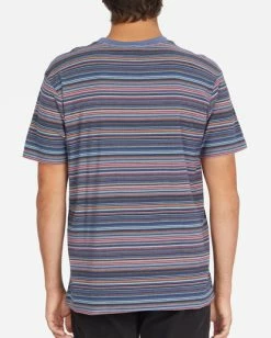 BILLABONG Baja Short Sleeve T-Shirt SLATE BLUE -Mens Accessories Sales 2022 abykt00136 billabongw slb bck1