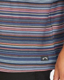 BILLABONG Baja Short Sleeve T-Shirt SLATE BLUE -Mens Accessories Sales 2022 abykt00136 billabongw slb dtl1